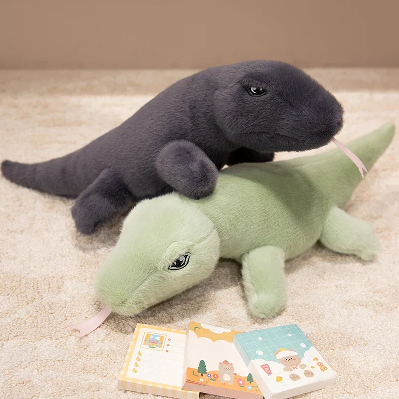 Cute Monitor Lizard Plush Toys 50cm - Grey/Green