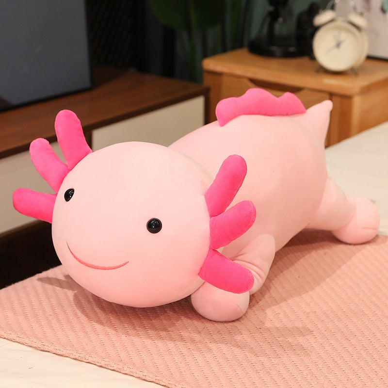Cute Axolotl Plush Toys 60/90cm - Green/Blue/Pink/Purple