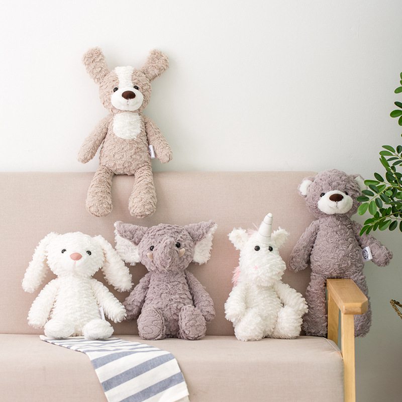 Animal (Rabbit/Elephant/Bear/Dog/Unicorn/Cow/Sheep) Plush Toys 36cm