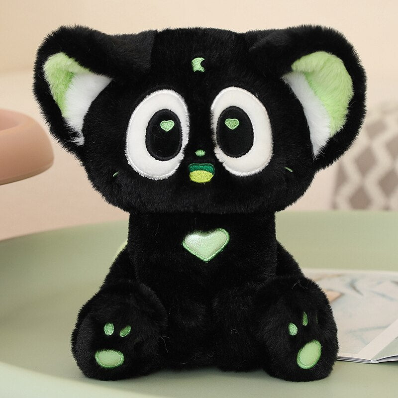 Cute Cat Plush Toys 21cm/30cm/40cm - Black/White/Grey