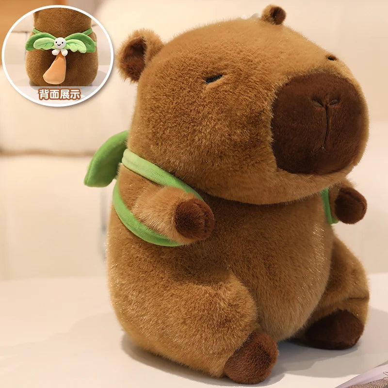 Cute Capybara With Ice Cream/Coconut Or With Bags(Sports) Plush Toys 22/30cm - 8 Styles