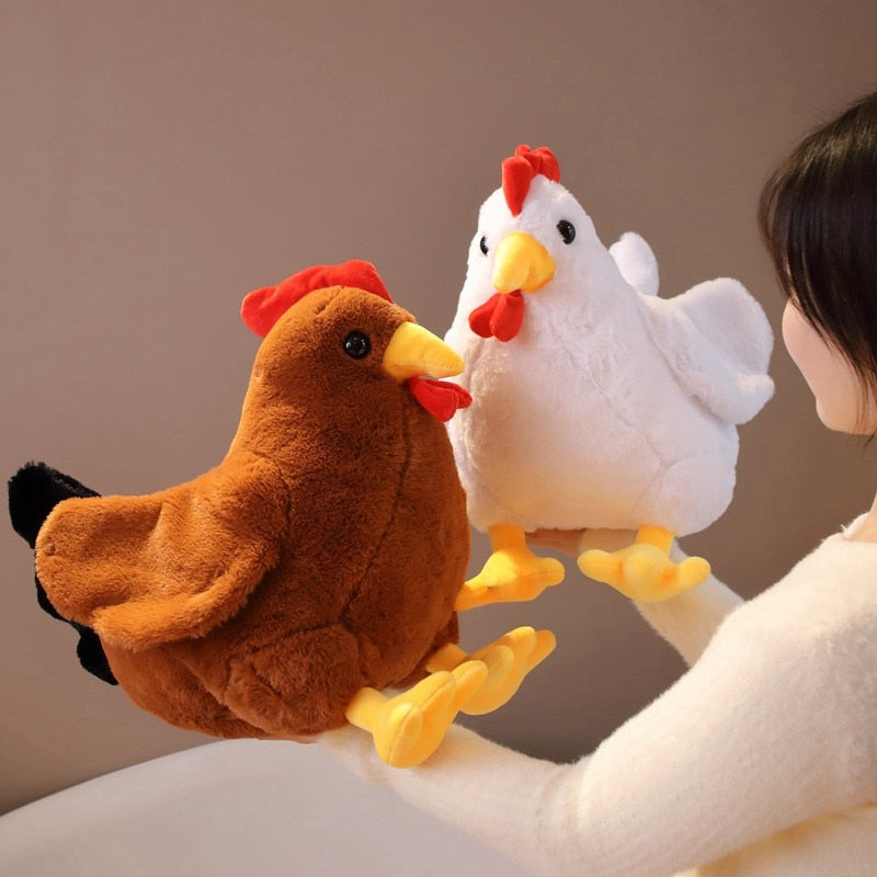 Chicken Plush Toys (Brown/White) 30cm/40cm
