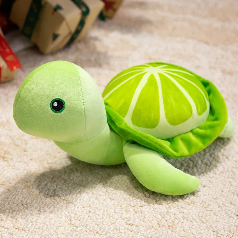 Funny/Cute Turtle Lemon Hybrid Plush Toys 25/35cm - Yellow/Green