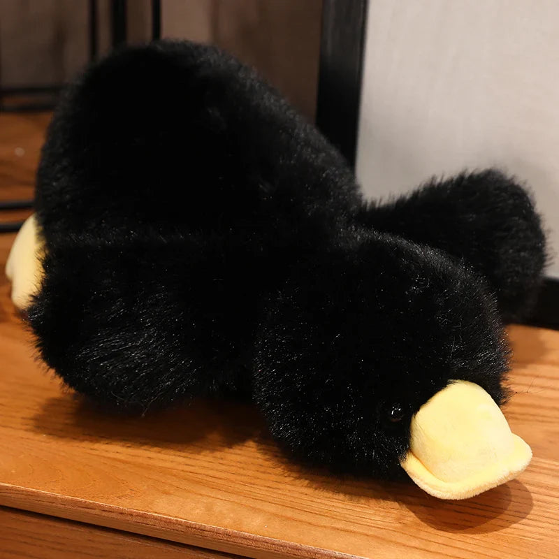Cute Lying Duck Plush Toys 30/50/65cm - Yellow/White/Black/Pink/Purple