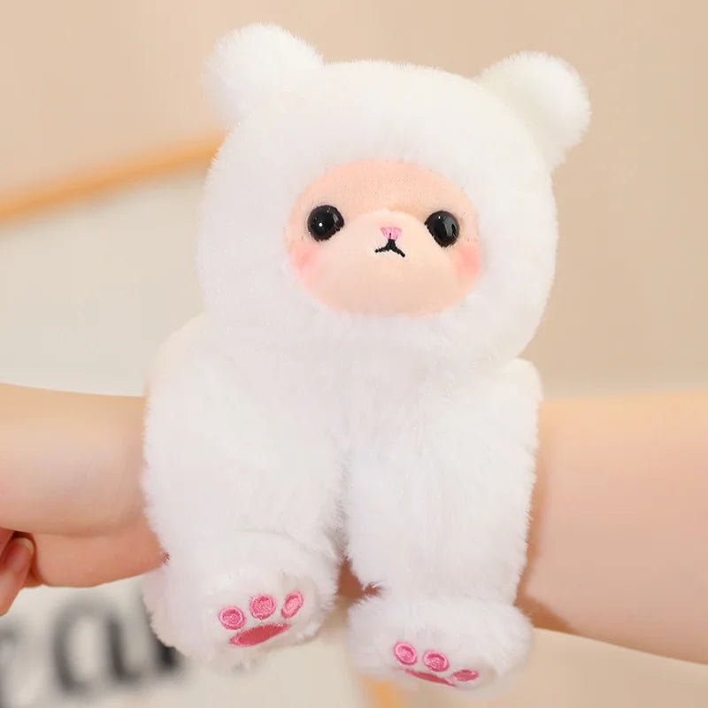 Cute Animal (Red Panda/Fox/Panda/Lion/Monkey/Pig/Dog/Rabbit/Alpaca/Tiger/Monkey/Bear/Cat) Plush Slap Band