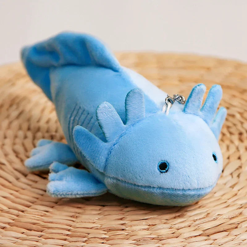Cute Axolotl Plush Keychain 23cm - Black/Green/Blue/Yellow/Pink/Grey