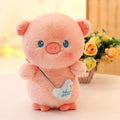 Cute Penguin/Sheep/Pig With Bag Plush Toys 25cm