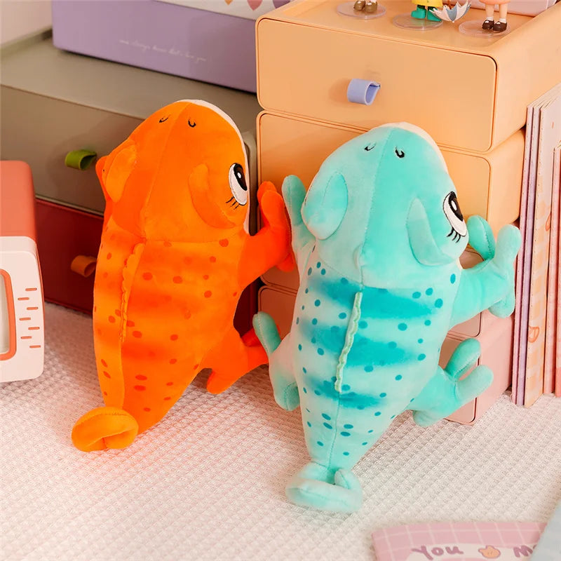 Cute Chameleon Plush Toys 30cm (Blue/Green/Orange)
