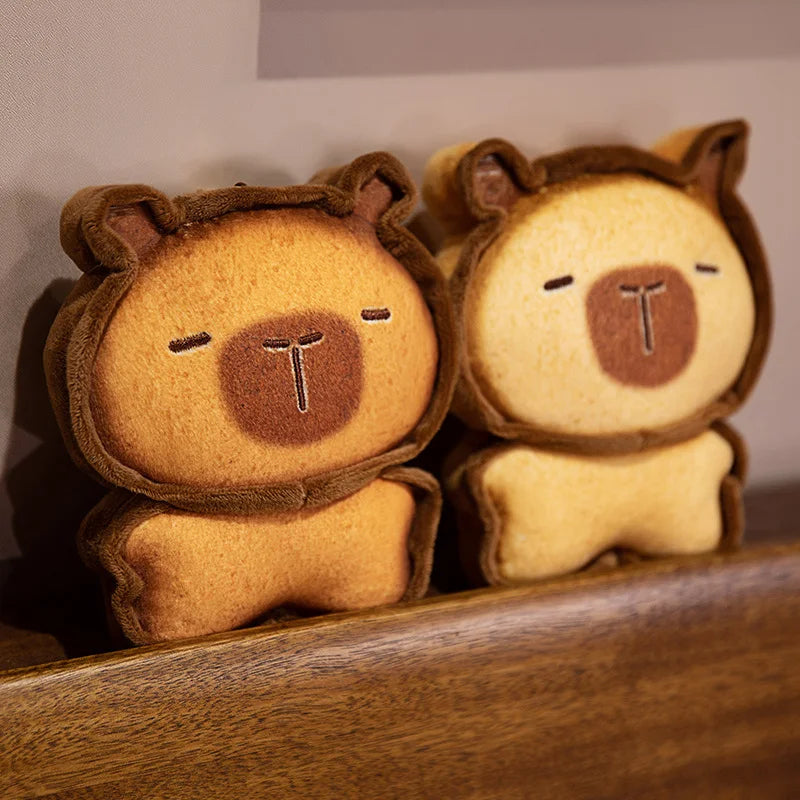 Cute Capybara-Cookie Plush Keychain 17cm or Pillow 30/50cm