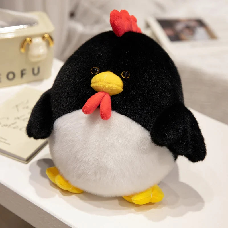 Cute Chicken Plush Toys 25/45/55cm - White/Yellow/Black