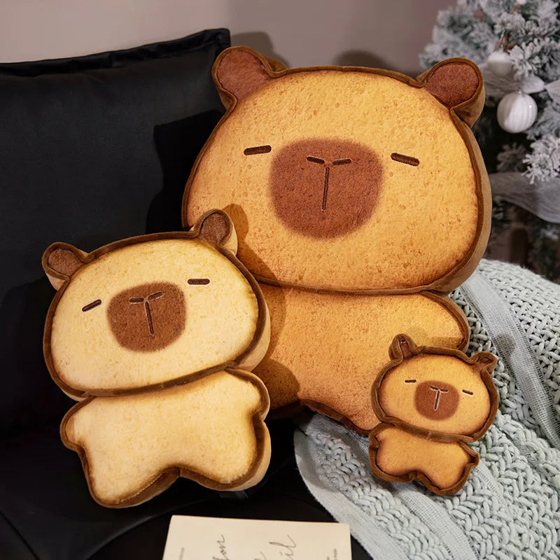 Cute Capybara-Cookie Plush Keychain 17cm or Pillow 30/50cm