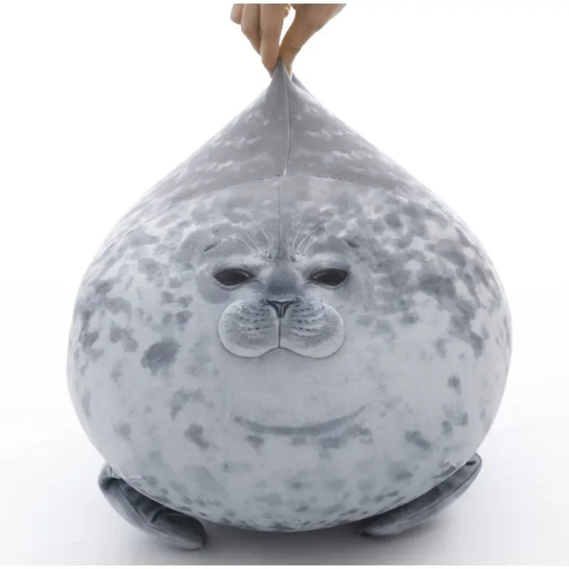 Chubby Seal Plush Pillow Toys  - 2 Styles(Just Pillow Or Pillow with 4 children Plushies)