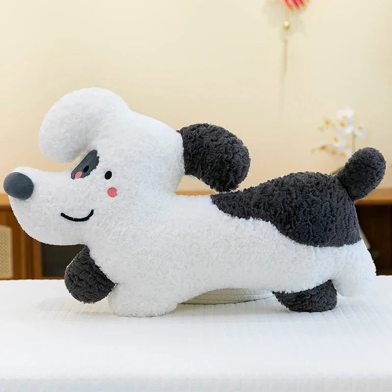 Cute Dog Plush Pillows 60cm - Black/Brown