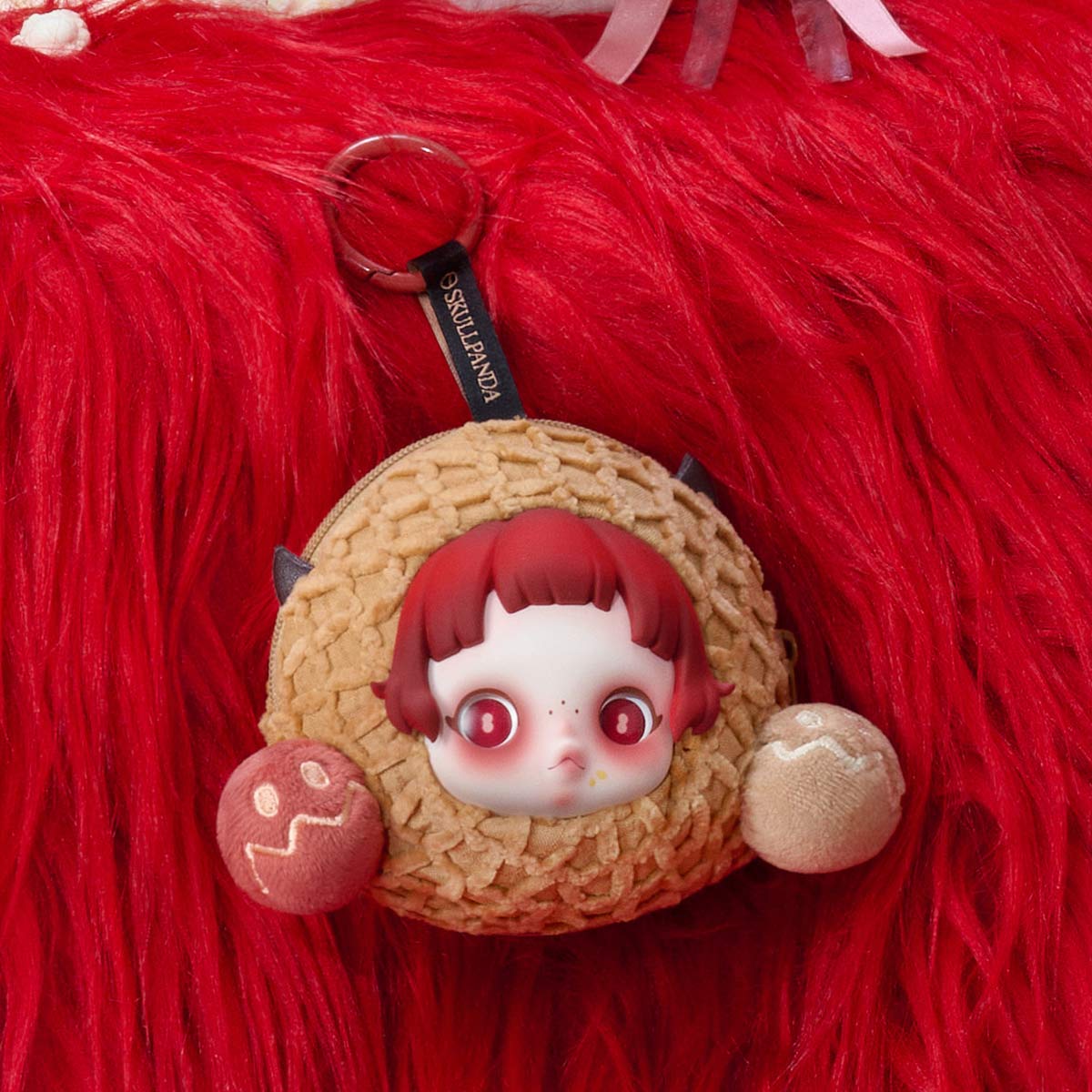 SKULLPANDA You Found Me！Series Earphone Bag-Pranky Peanut