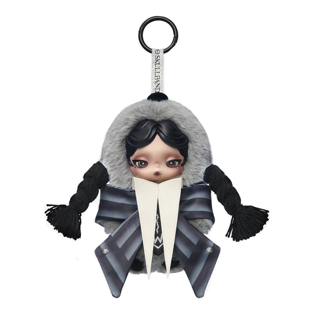 SKULLPANDA × Wednesday Plush（Nevermore Academy Uniform Version)