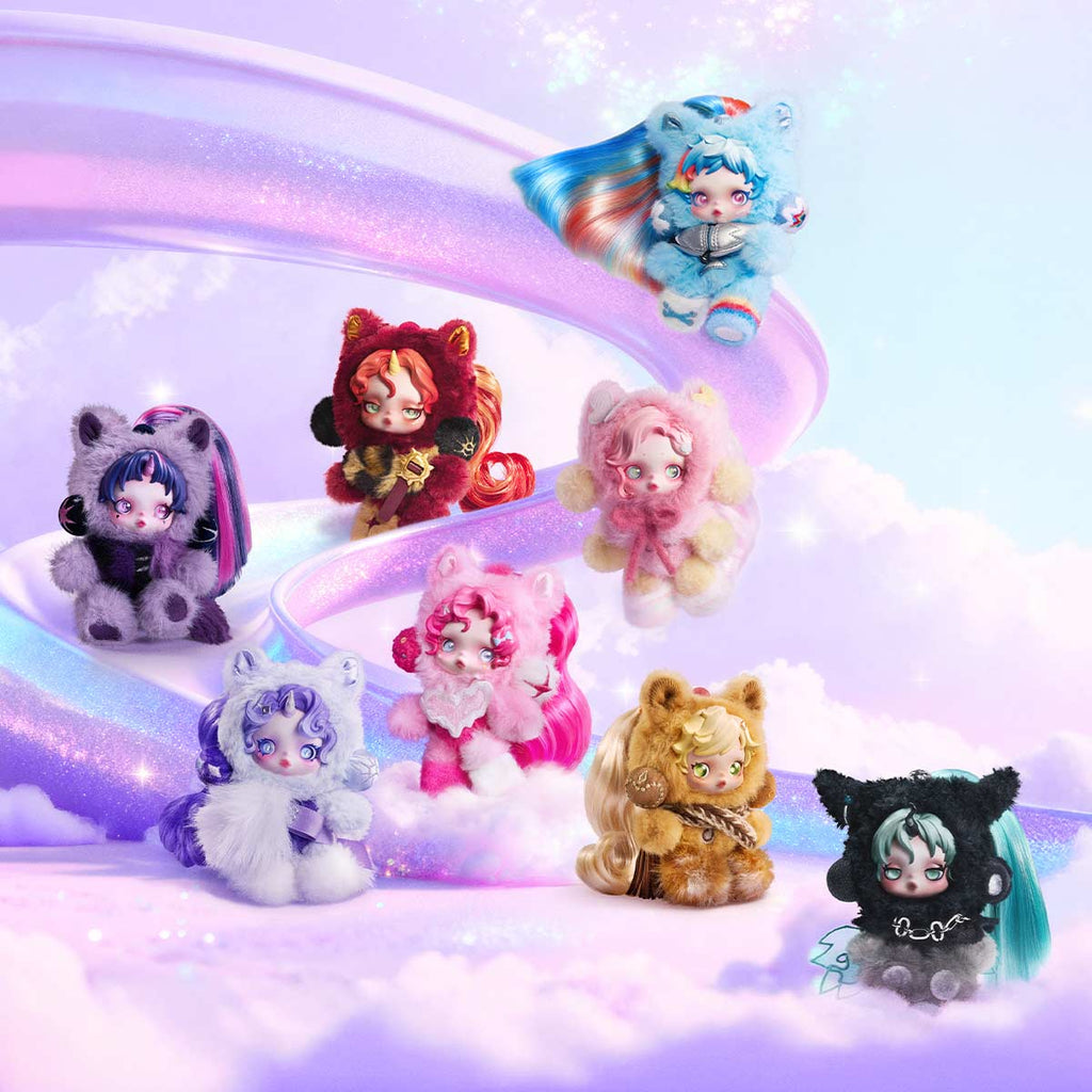 SKULLPANDA × My Little Pony Series Plush Doll Pendant