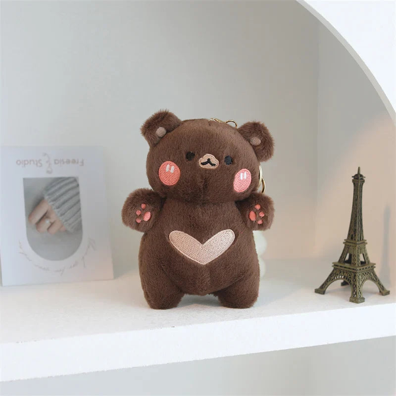 Cute Animal (Panda/Red Panda/Bear/Dog) Plush Keychains 13cm - 17 Styles