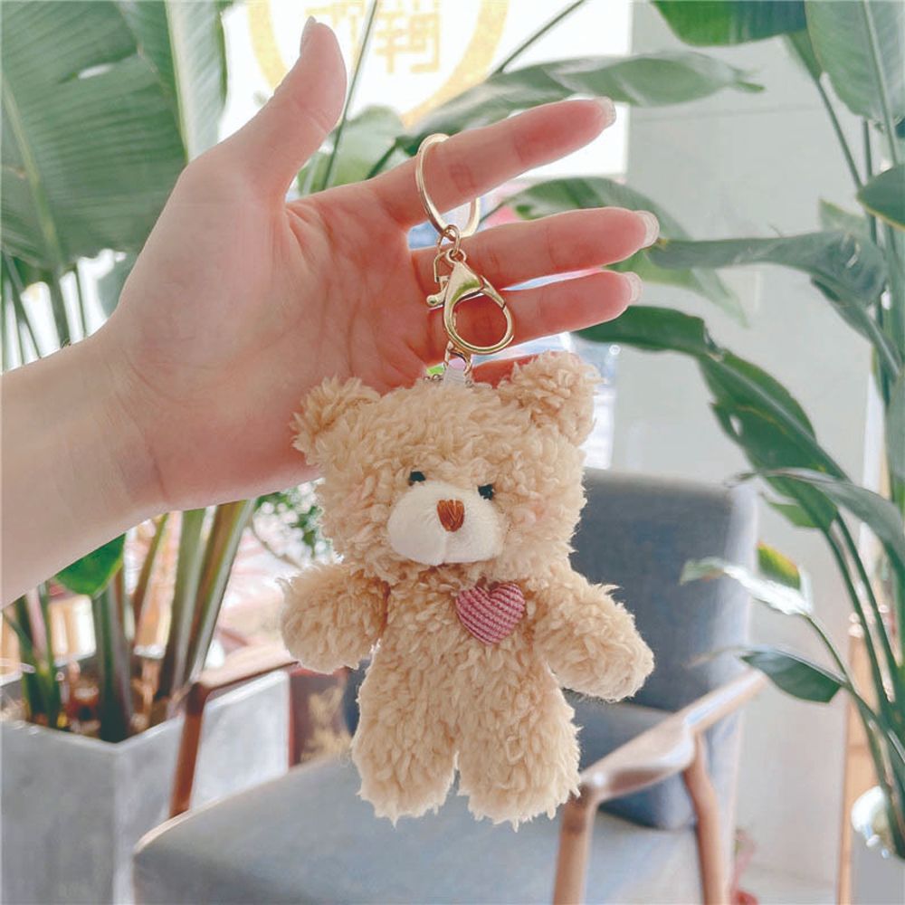 Animal (Bear/Rabbit/Dog) Plush Keychains 11cm