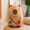 Cute Capybara With Bird/Fruit Plush Toys 20/30/40cm