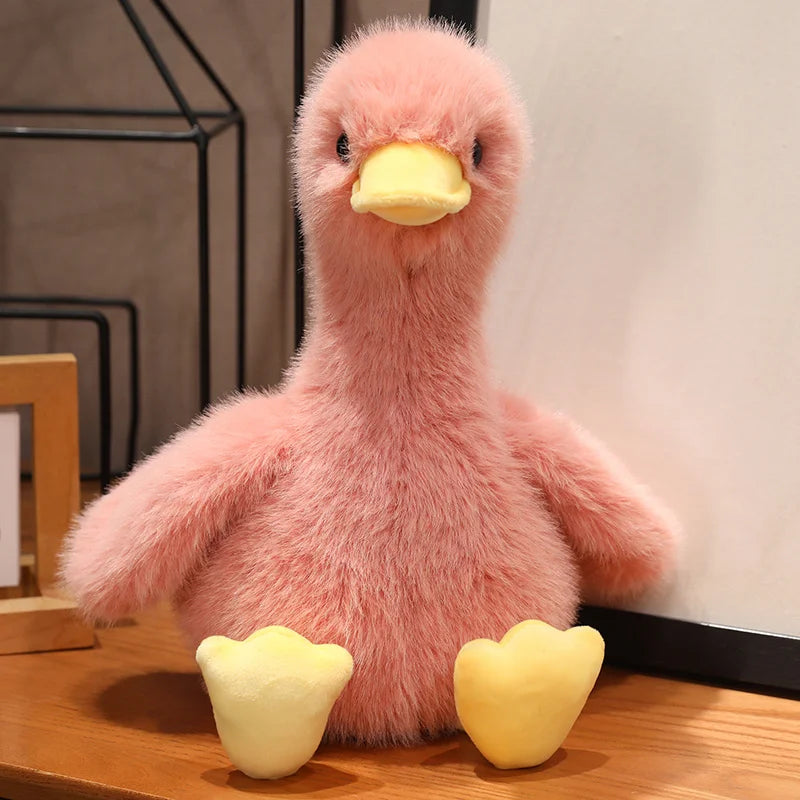 Cute Bird (Sitting Duck) Plush Toys 32/45cm - PInk/Yellow/White/Black