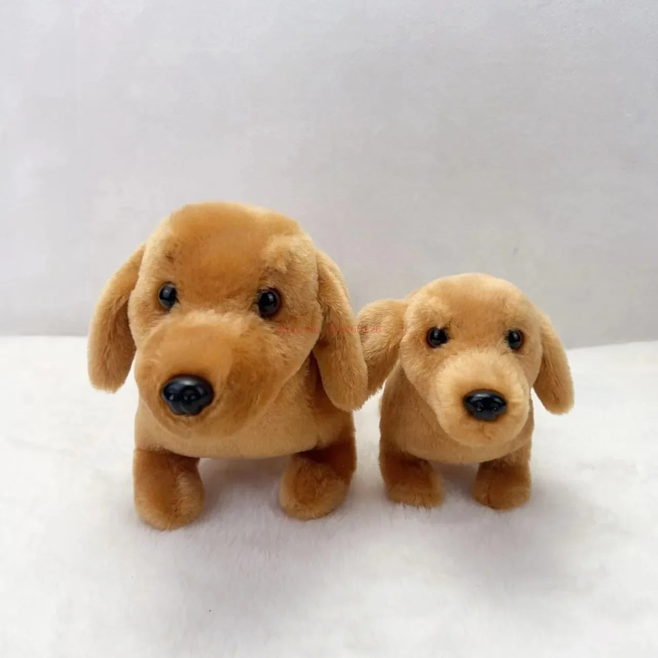 Cute Dog (Dachshund) Plush Toys 25/34cm - Black/Dark Brown/Light Brown