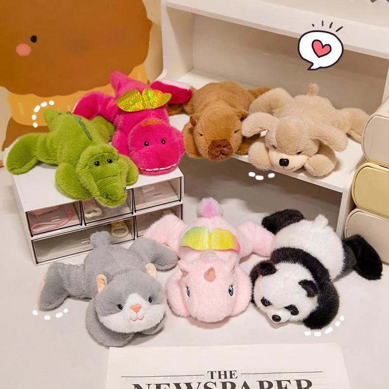 Lying Cute Animal (Cat/Dog/Panda/Unicorn/Crocodile/Capybara/Dinosaur) Plush Toys 20cm