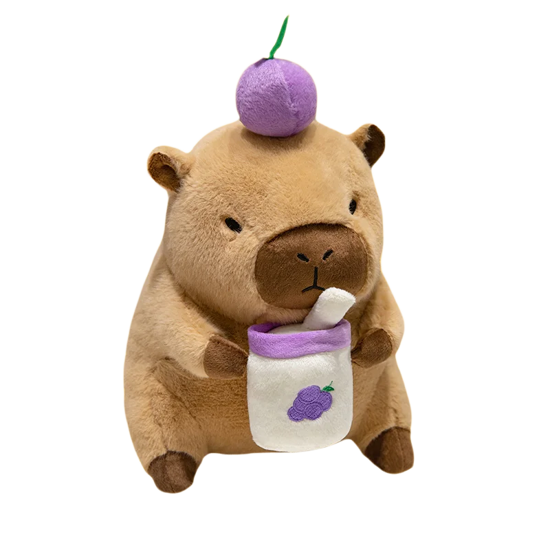 Cute Capybara With Graduation Dress Up Or With Tea Plush Toys 30/40cm