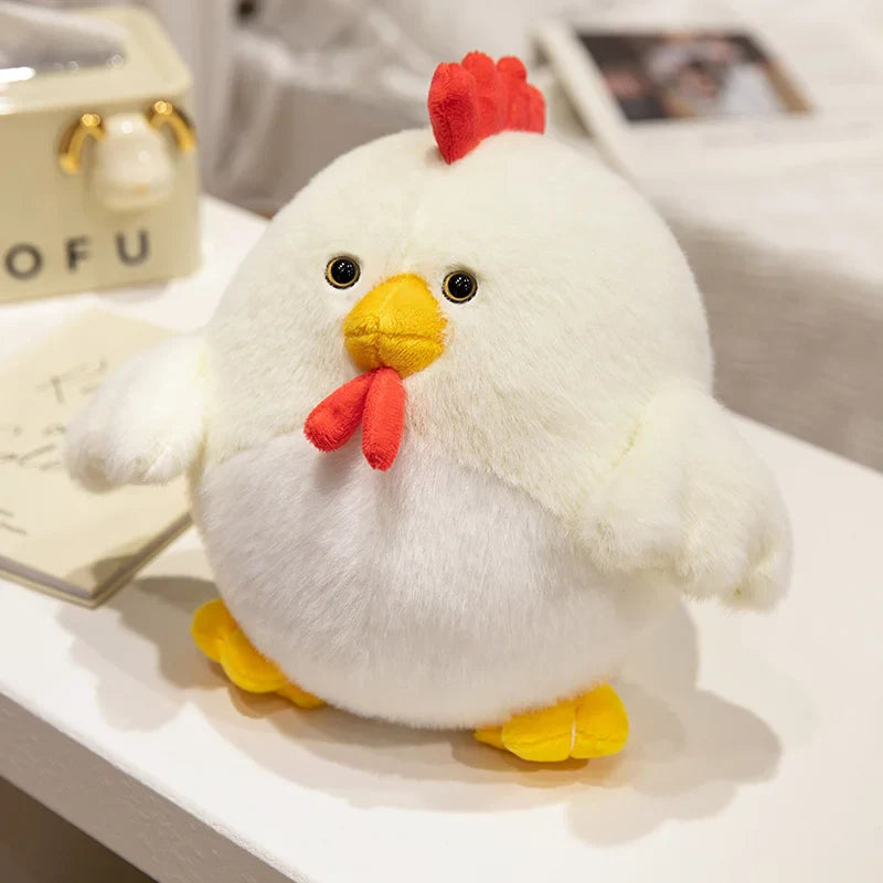 Cute Chicken Plush Toys 25/45/55cm - White/Yellow/Black