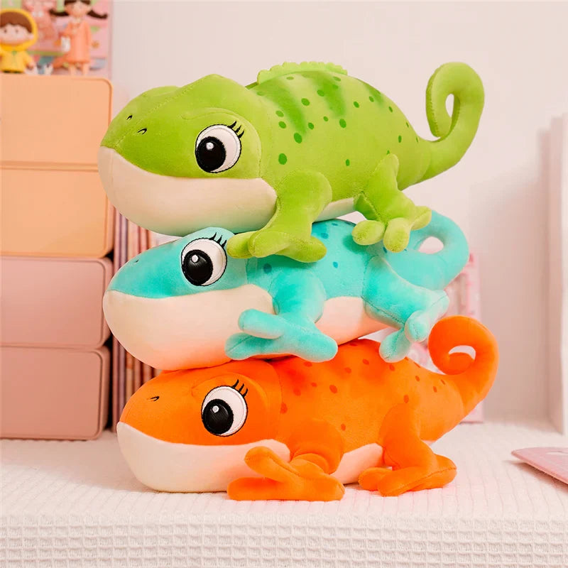 Cute Chameleon Plush Toys 30cm (Blue/Green/Orange)