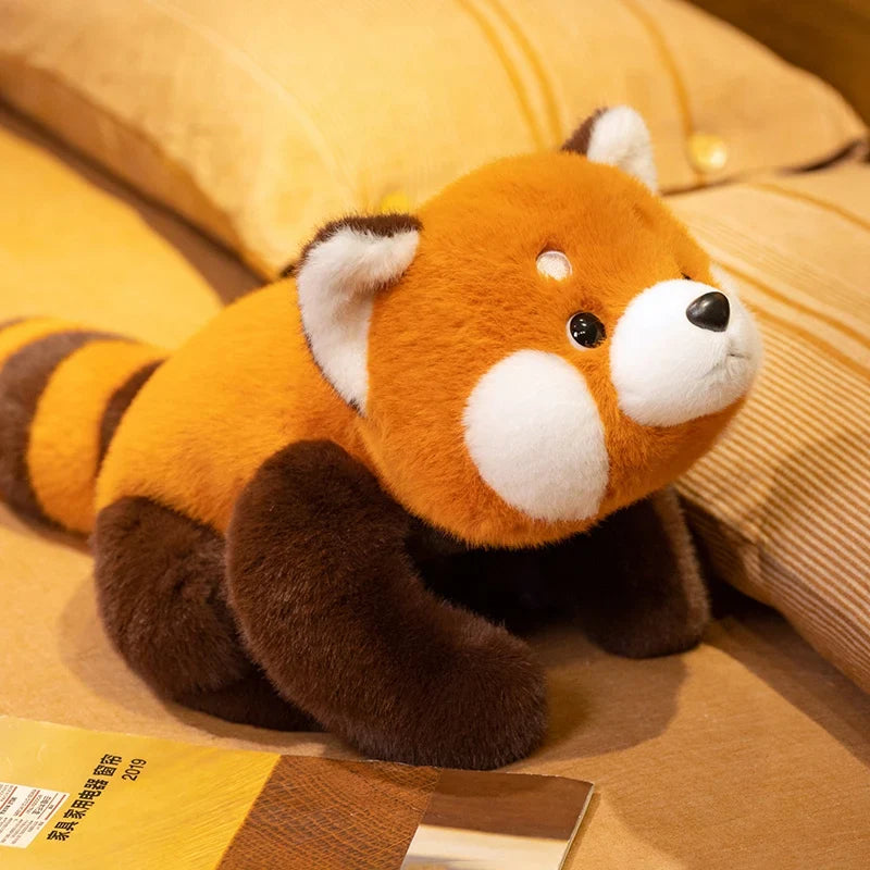 Cute Lying Red Panda/Panda/Fox/Teddy Bear/Wolf/Polar Bear Plush Toys 30-60cm