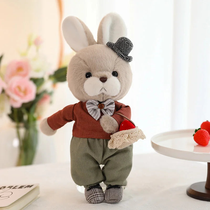 Cute Rabbit/Bear (Dress-up) Plush Toys 28cm - 6 Styles