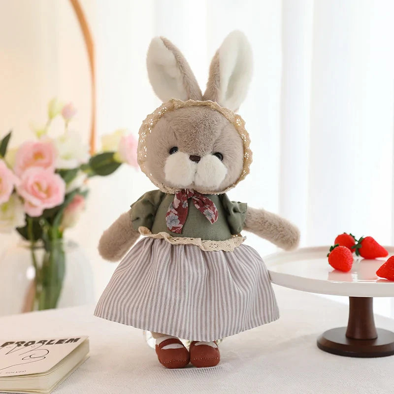 Cute Rabbit/Bear (Dress-up) Plush Toys 28cm - 6 Styles
