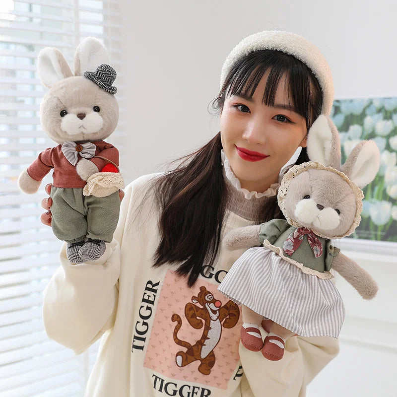 Cute Rabbit/Bear (Dress-up) Plush Toys 28cm - 6 Styles