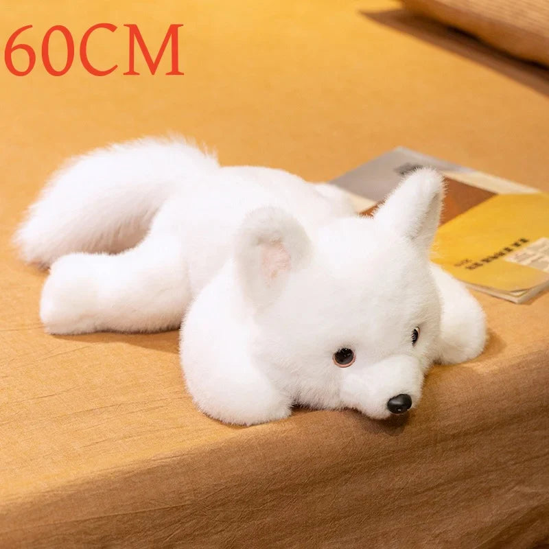Cute Lying Red Panda/Panda/Fox/Teddy Bear/Wolf/Polar Bear Plush Toys 30-60cm