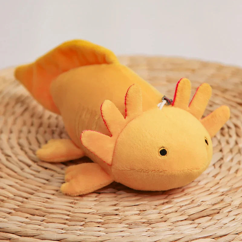 Cute Axolotl Plush Keychain 23cm - Black/Green/Blue/Yellow/Pink/Grey
