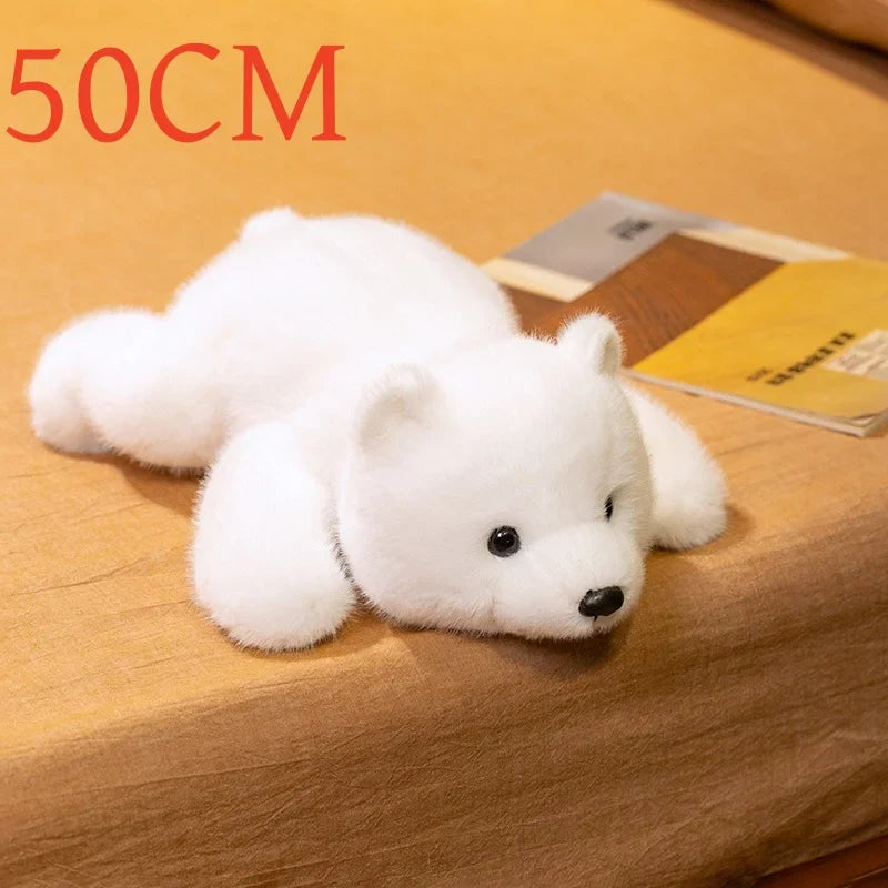 Cute Lying Red Panda/Panda/Fox/Teddy Bear/Wolf/Polar Bear Plush Toys 30-60cm