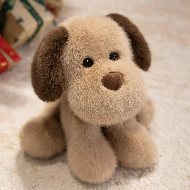 Cute Dog Plush Toys 25/35cm - Black/Brown/White/Yellow