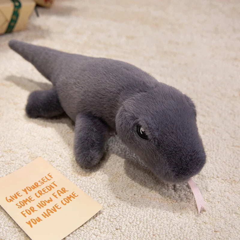 Cute Monitor Lizard Plush Toys 50cm - Grey/Green
