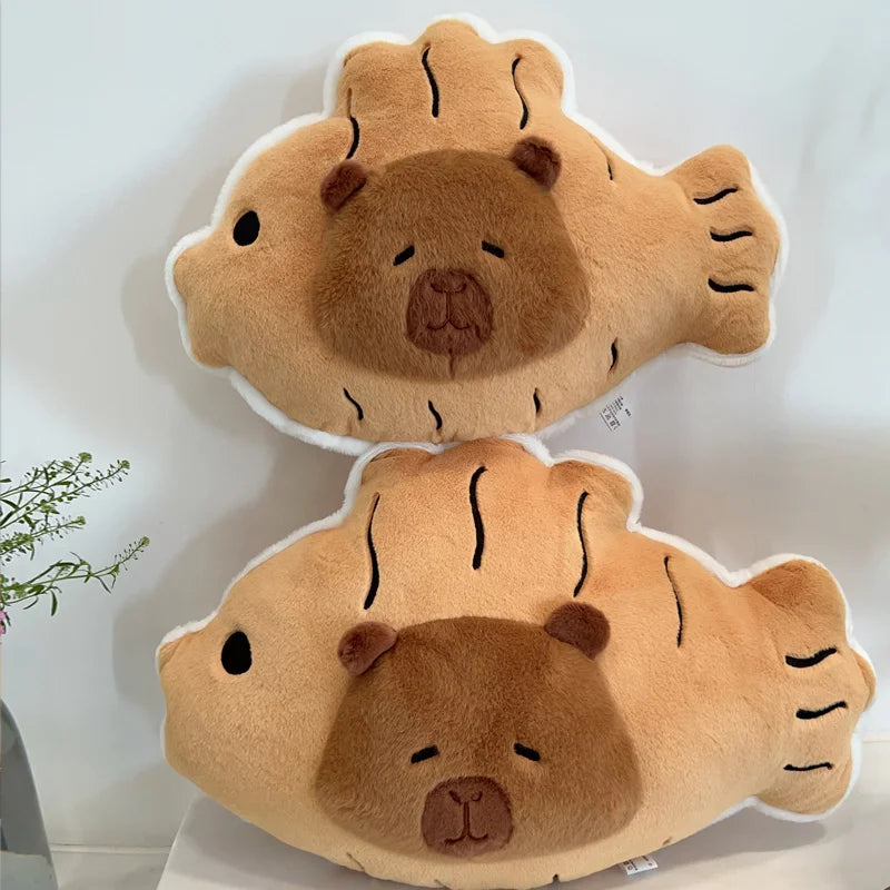 Cute Capybara Taiyaki (Japanese fish-shaped cake) Plush Toys 40/50cm