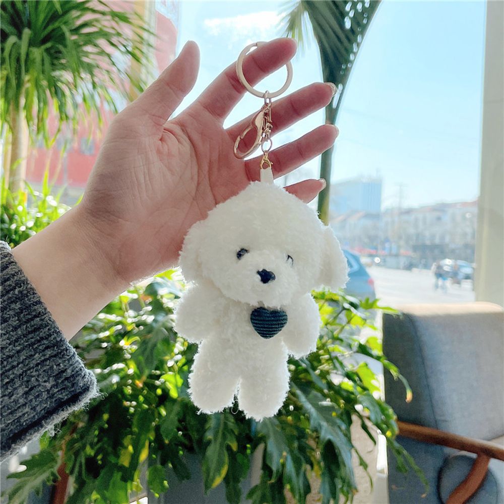 Animal (Bear/Rabbit/Dog) Plush Keychains 11cm