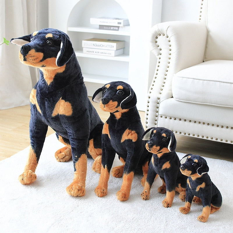 Dog (Lifelike Doberman) Plush Toys 23-66cm