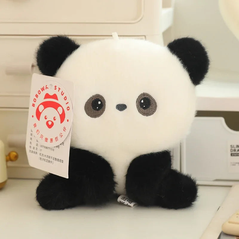 Sitting Animal Plush Toys 14cm - Axolotl/Lion/Cat/Panda/Dinosaur