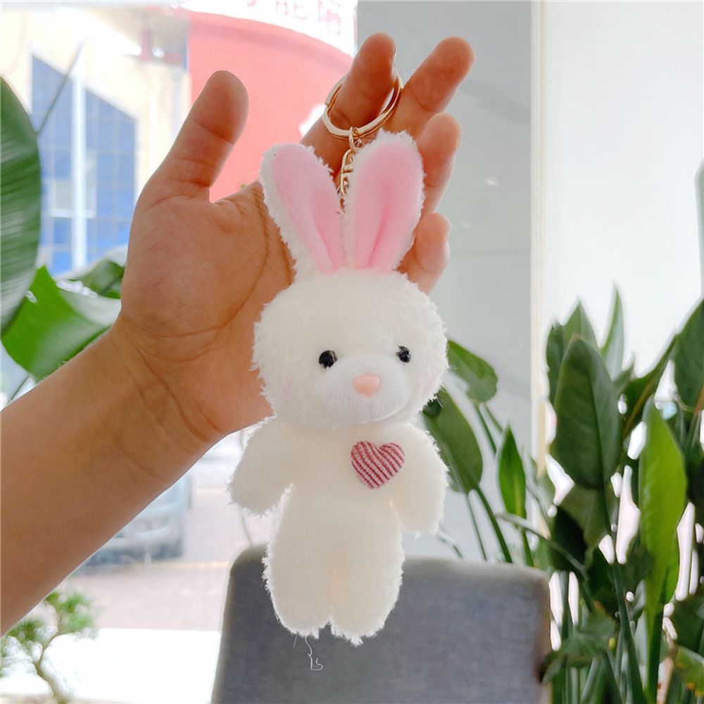 Animal (Bear/Rabbit/Dog) Plush Keychains 11cm