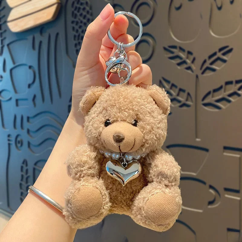 Cute Teddy Bear Plush Keychains - 10 Styles