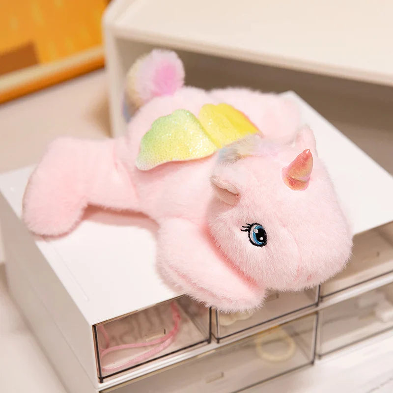 Lying Cute Animal (Cat/Dog/Panda/Unicorn/Crocodile/Capybara/Dinosaur) Plush Toys 20cm