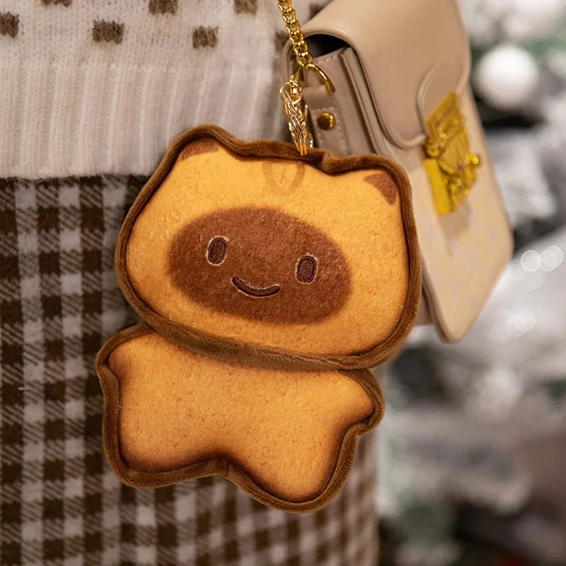 Cute Happy/Sad Expression Cat-Cookie Plush Keychain 17cm or Pillow 30/50cm