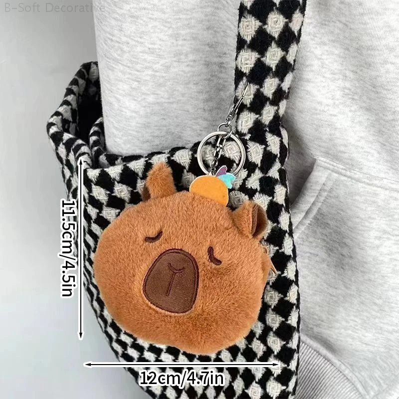 Cute Capybara Plush Keychains - 4 styles