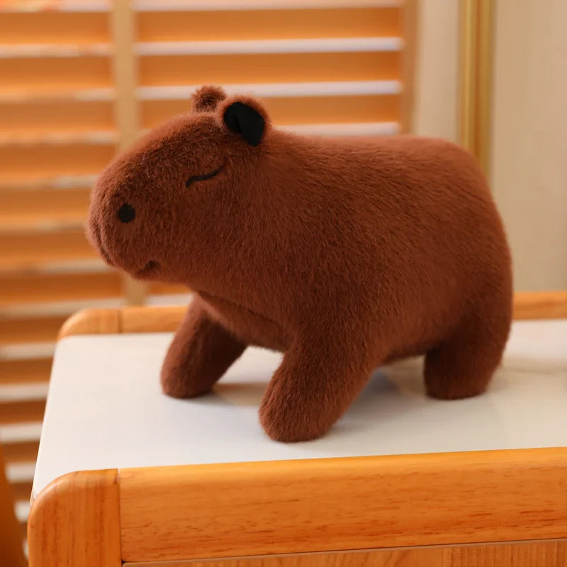 Cute Capybara Plush Toys 20/26/36cm -Dark Brown/Light Brown