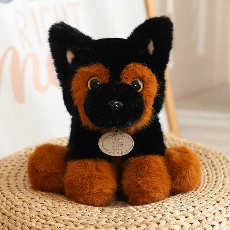 Cute Dog(Husky/German Shepherd) Plush Toys 22cm - 4 Styles