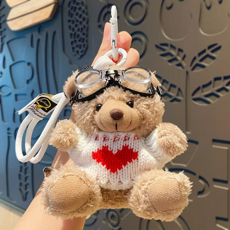 Cute Teddy Bear Plush Keychains - 10 Styles